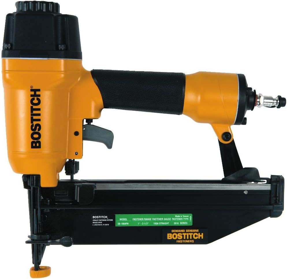 BOSTITCH Air Compressor Combo Kit, 2-Tool (BTFP2KIT) , Yellow BOSTITCH Air Compressor Combo Kit, 2-Tool (BTFP2KIT) , Yellow