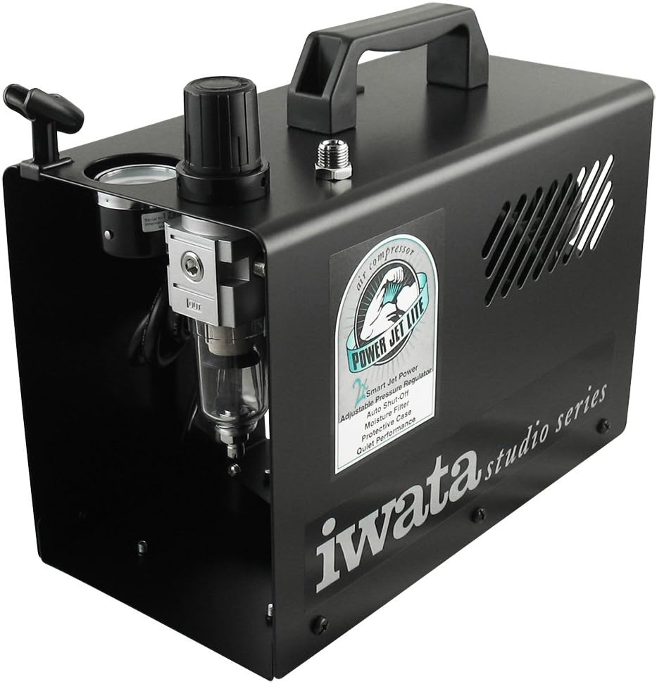 Iwata-Medea Studio Series Power Jet Lite Double Piston Air Compressor Iwata-Medea Studio Series Power Jet Lite Double Piston Air Compressor